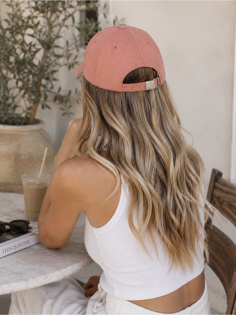 Spiritual Gangster Love More Dad Hat Pink Adjustable Baseball Cap NWT Yoga - Picture 8 of 8